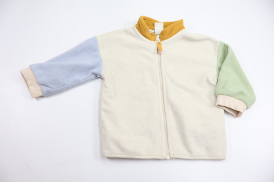 Fleecejacka från H&M - Storlek 74 - Benvit