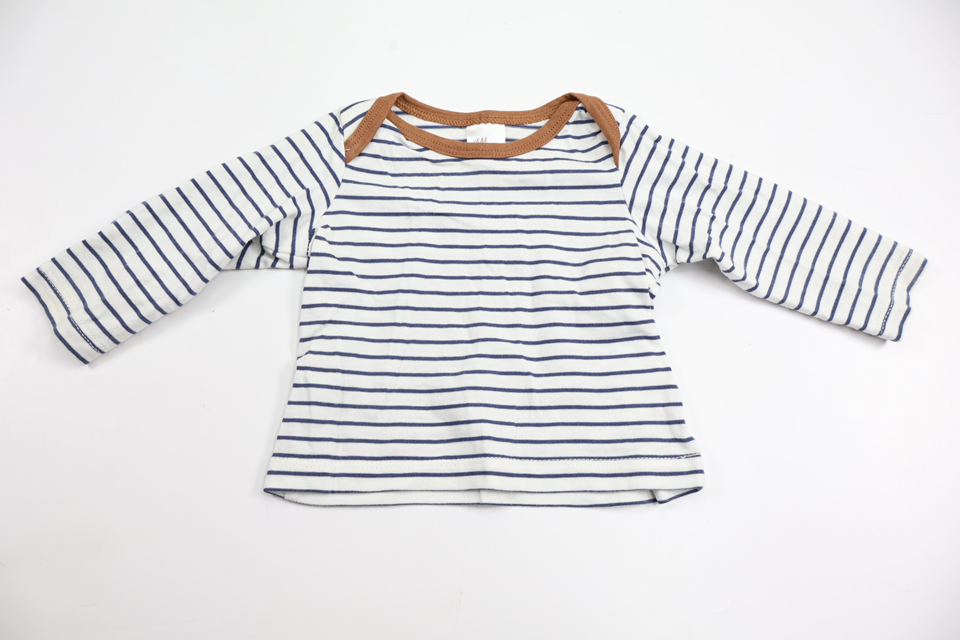 Randig tröja från H&M - Storlek 50 - Vit
