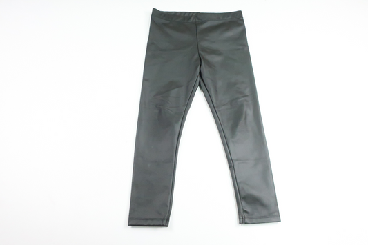 Faux leather trousers from H&M - Size 104 - Black