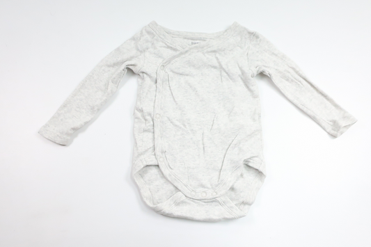 Wrap bodysuit from Lupilu - Size 62/68 - Grey