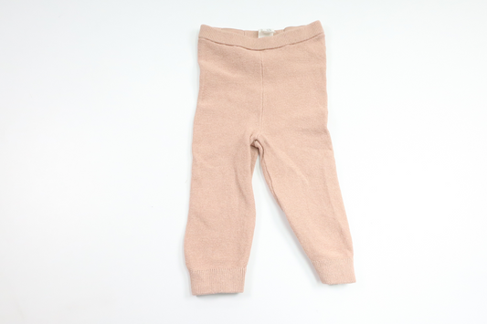 Knitted pants from H&M - Size 74 - Pink