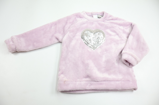 Tröja i lurvig fleece från Uniq Studio - Storlek 98/104 - Lila