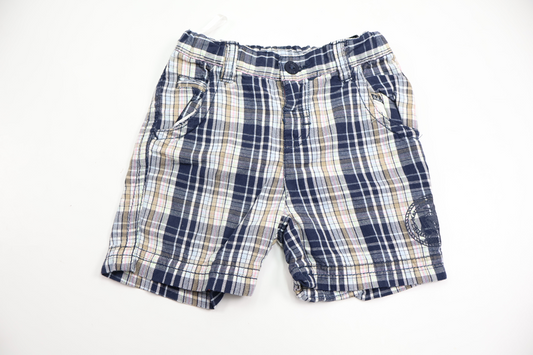 Rutiga shorts från FIX by Lindex - Storlek 68 - Blå