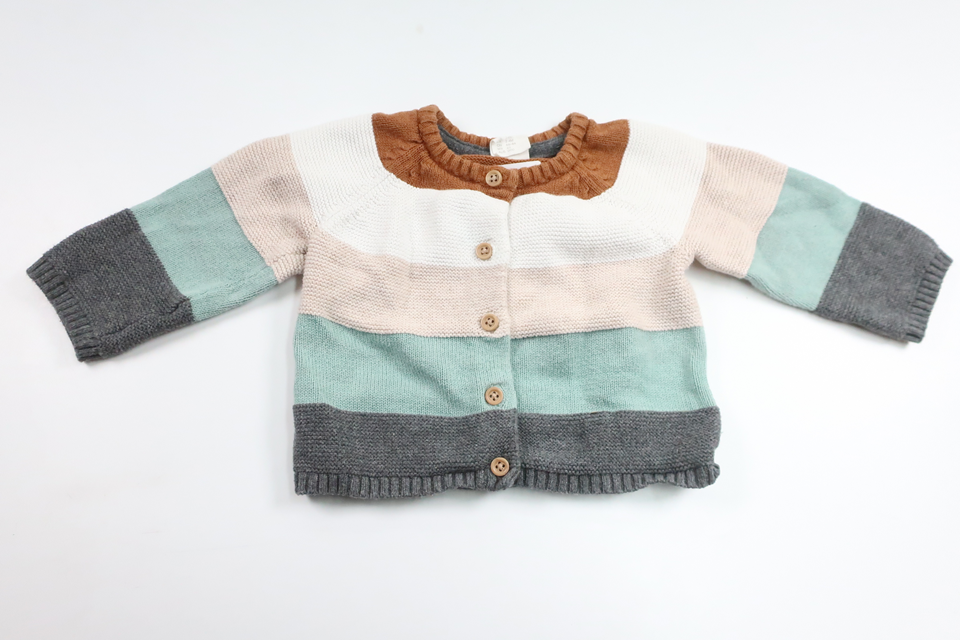 Strickjacke von H&MM - Größe 62 - Mehrfarbig