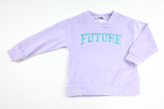 Velour sweater from Cubus - Size 98/104 - Purple