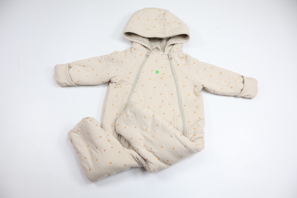Prickig overall från Minimarket - Storlek 74 - Beige