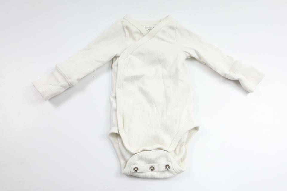 Gerippter Body von Lindex – Größe 50 – Weiß