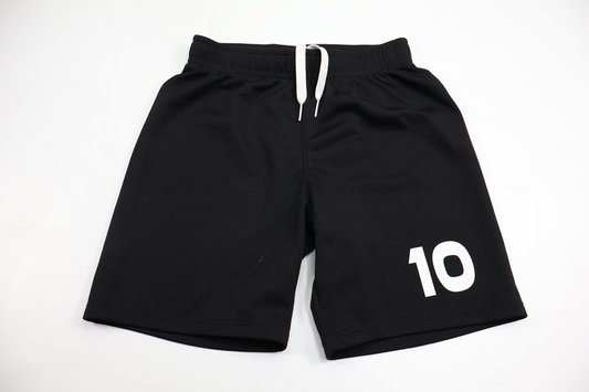 Fotbollsshorts från H&M - Storlek 122/128 - Svart