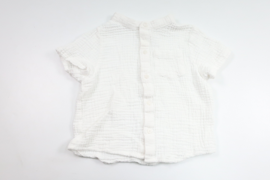 Hemd von unbekannter Marke – Größe 86/92 – Weiß