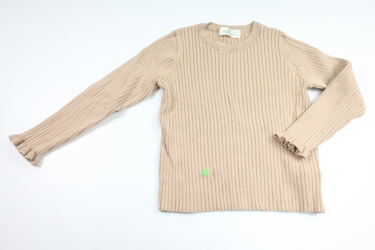 Ribbed sweater from H&M - Size 122/128 - Beige