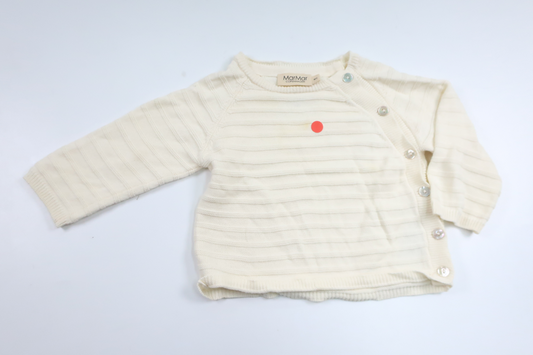 Knitted sweater from MarMar Copenhagen - Size 62 - Off-white