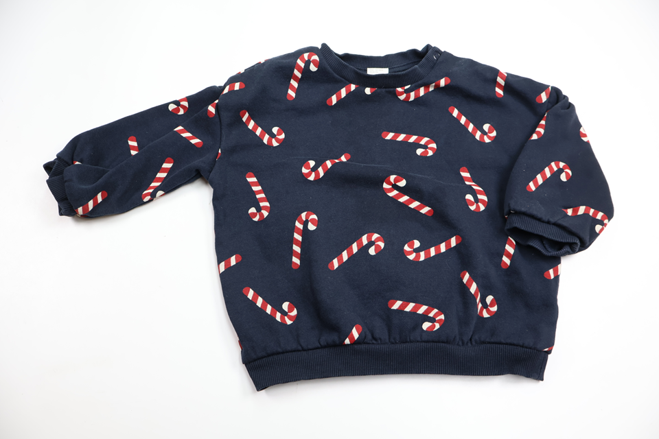 Sweatshirt från H&M - Storlek 86 - Marinblå
