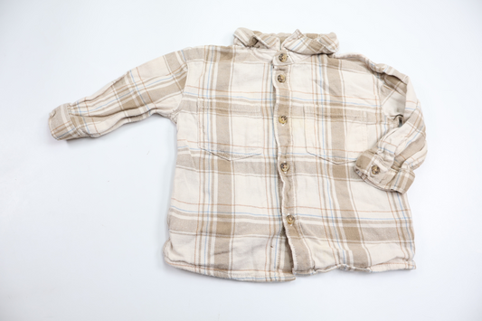 Rutig skjorta från H&M - Storlek 68 - Beige