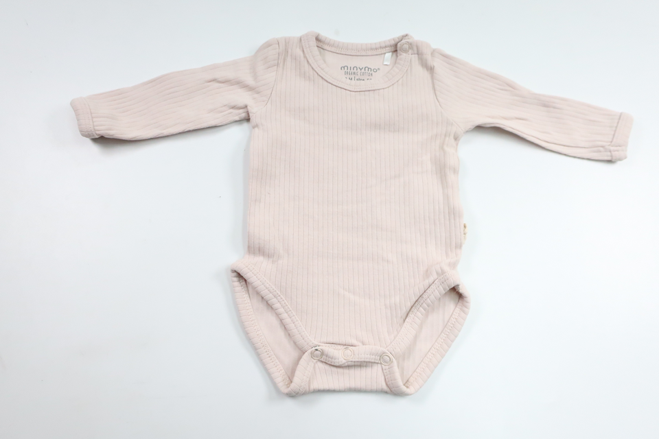 Ribbed bodysuit from Minymo - Size 50 - Pink