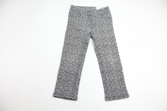 Blommiga byxor från H&M - Storlek 98 - Marinblå