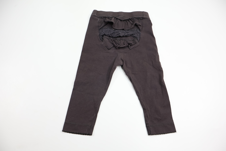 Ruffled trousers from Newbie - Size 74 - Grey
