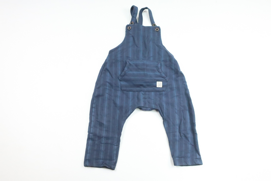 Gestreifter Overall von Lindex – Größe 74 – Marineblau