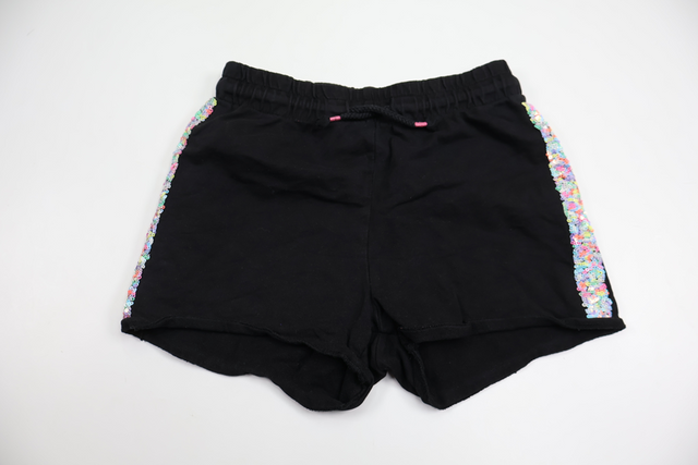 Sequined shorts from H&M - Size 128 - Black