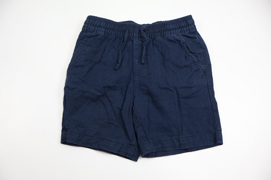 Linen blend shorts from Lager 157 - Size 110 - Navy blue