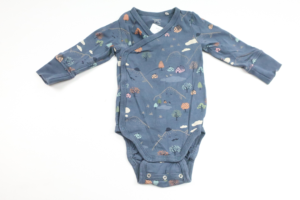 Wickelbody von Lindex – Größe 56 – Blau