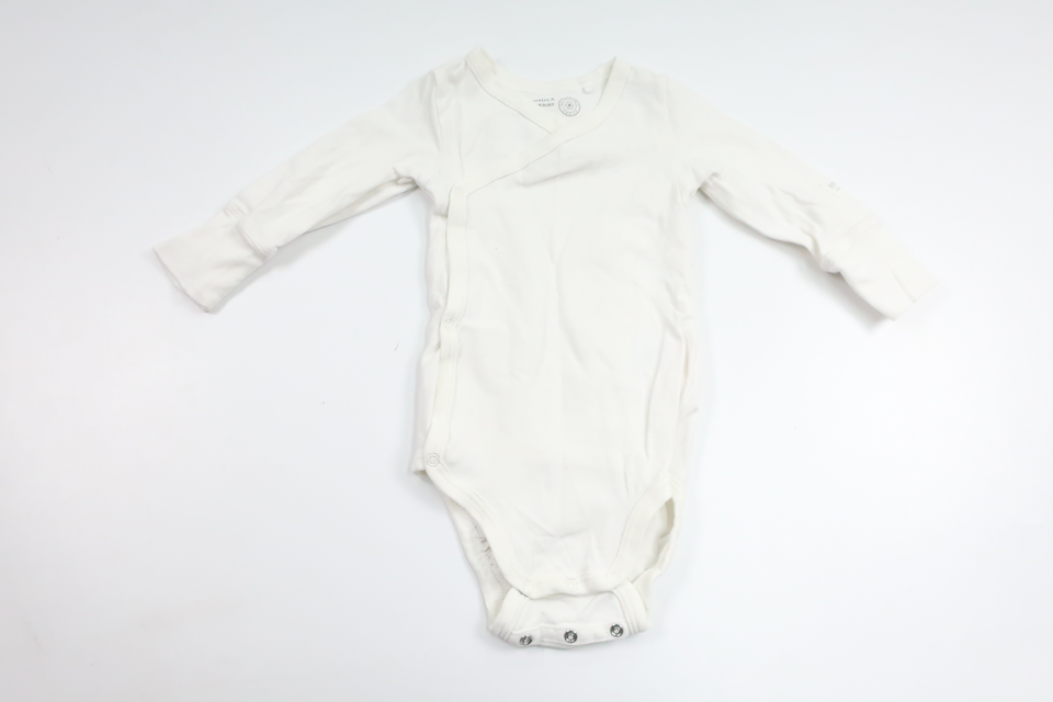 Wickelbody von Lindex – Größe 56 – Weiß