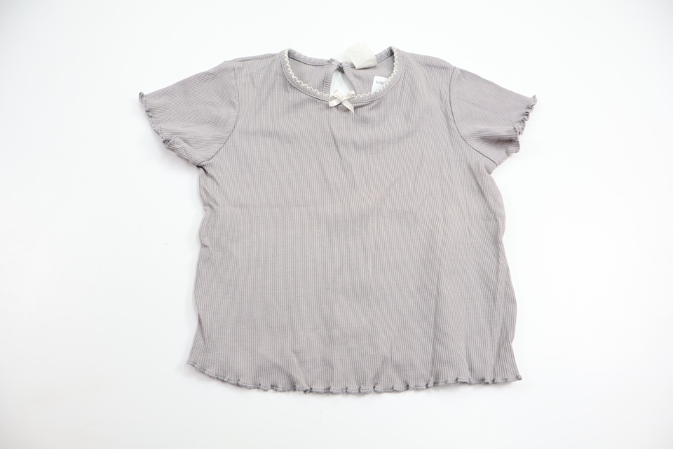 Ribbad tröja från H&M - Storlek 80 - Grå