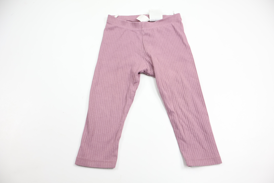 Ribbade byxor från H&M - Storlek 86 - Lila