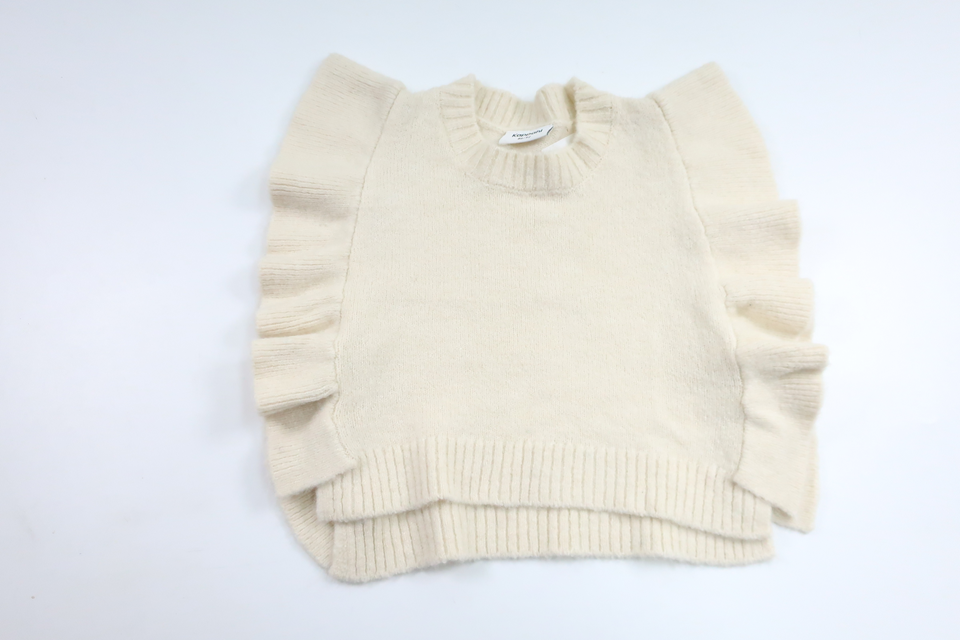 Strickweste von Kappahl – Größe 86/92 – Cremeweiß