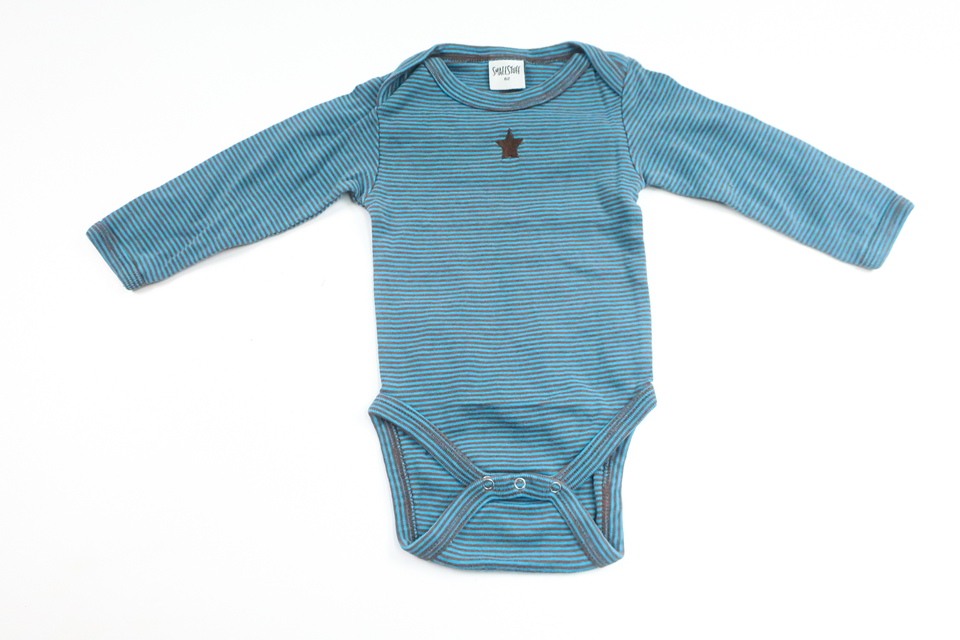 Striped bodysuit from Smallstuff - Size 62 - Blue