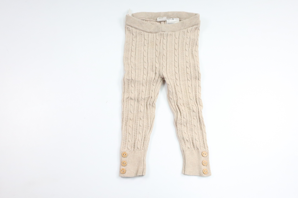 Knitted pants from H&M - Size 74 - Beige