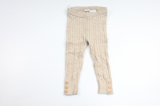 Knitted pants from H&M - Size 74 - Beige