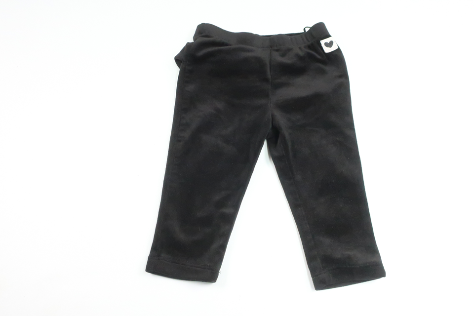 Velour trousers with ruffles from Kappahl - Size 74 - Black