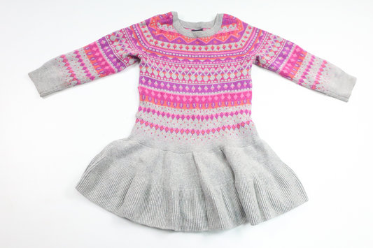 Knitted dress from Baby GAP - Size 92 - Grey