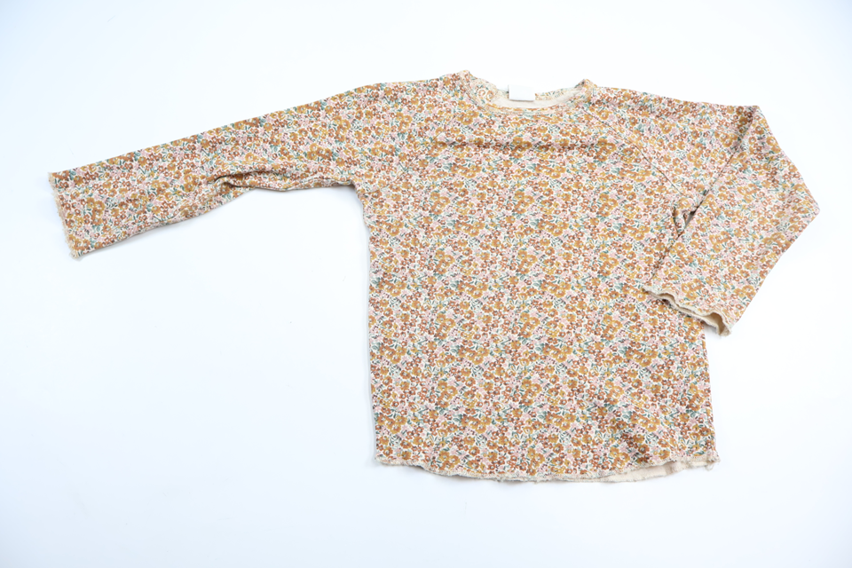 Blommig tröja från H&M - Storlek 98 - Orange