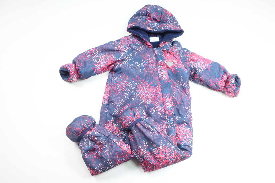 Fleece-lined overalls from Lupilu - Size 74/80 - Navy blue