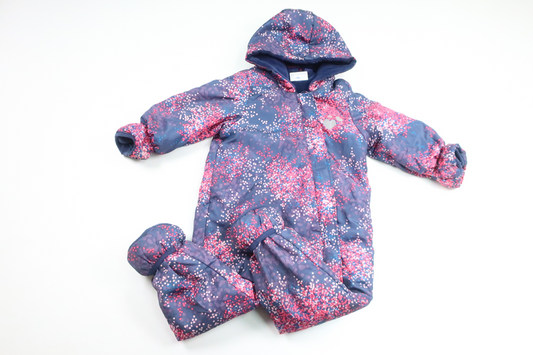 Fleece-lined overalls from Lupilu - Size 74/80 - Navy blue