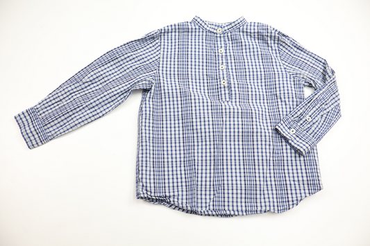 Gocco Plaid Shirt - Size 98/104 - Navy Blue