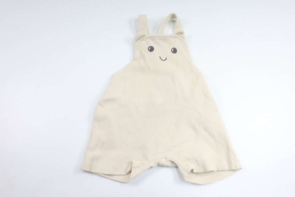 Trägershorts von Lindex – Größe 74 – Off-White