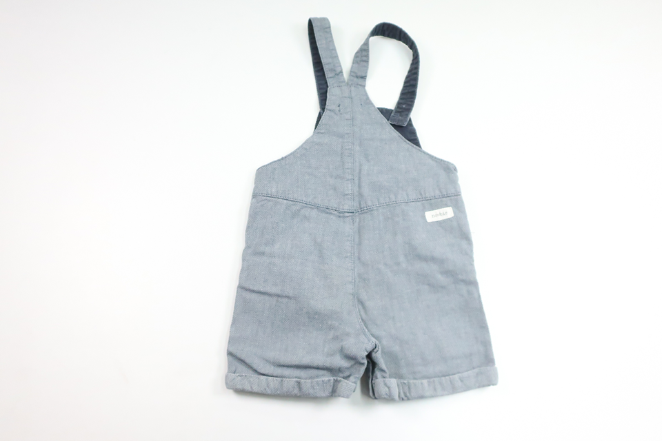 Hosenträgershorts von Newbie – Größe 86 – Blau