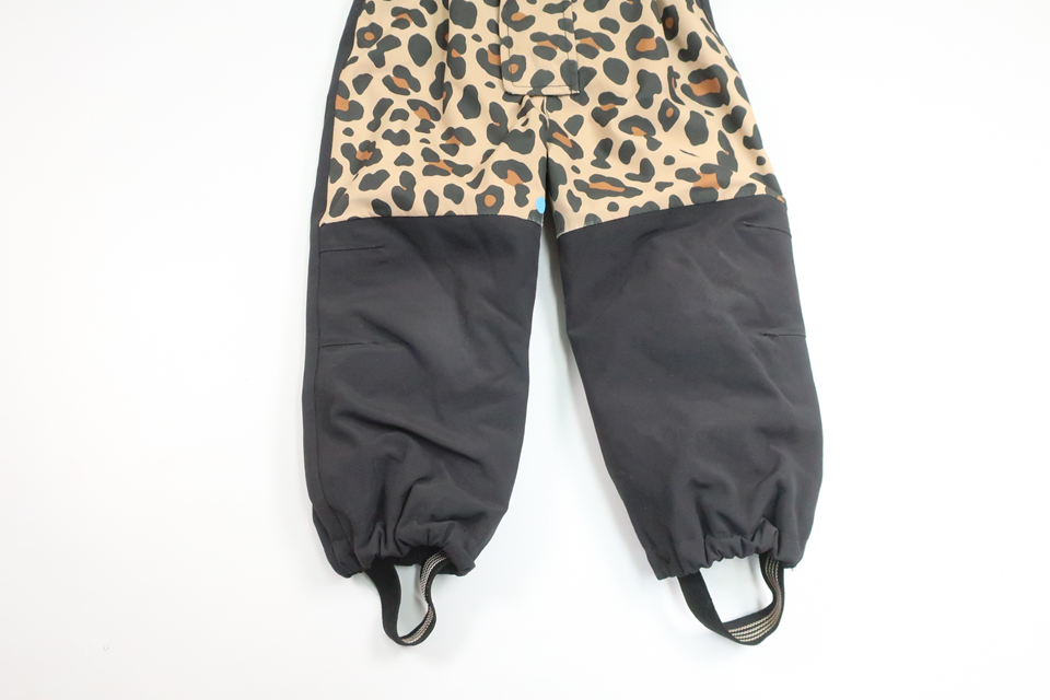 Leopardenmuster-Jumpsuit von FIX by Lindex – Größe 92 – Beige