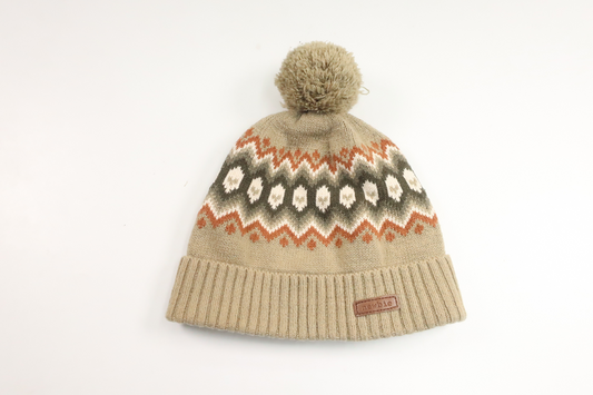 Strickmütze mit Quaste von Newbie – Größe 48/50 – Grün