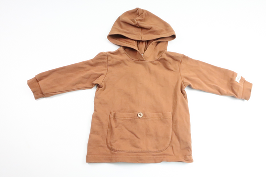 Kapuzenjacke von Newbie – Größe 74 – Braun