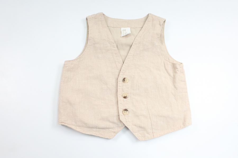 Suit vest from H&M - Size 80 - Beige