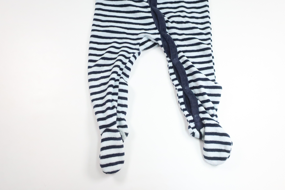 Fleece-Pyjama von Lupilu – Größe 74/80 – Weiß