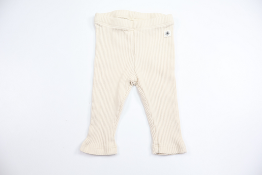 Ribbed trousers from Lindex - Size 62 - Off-white