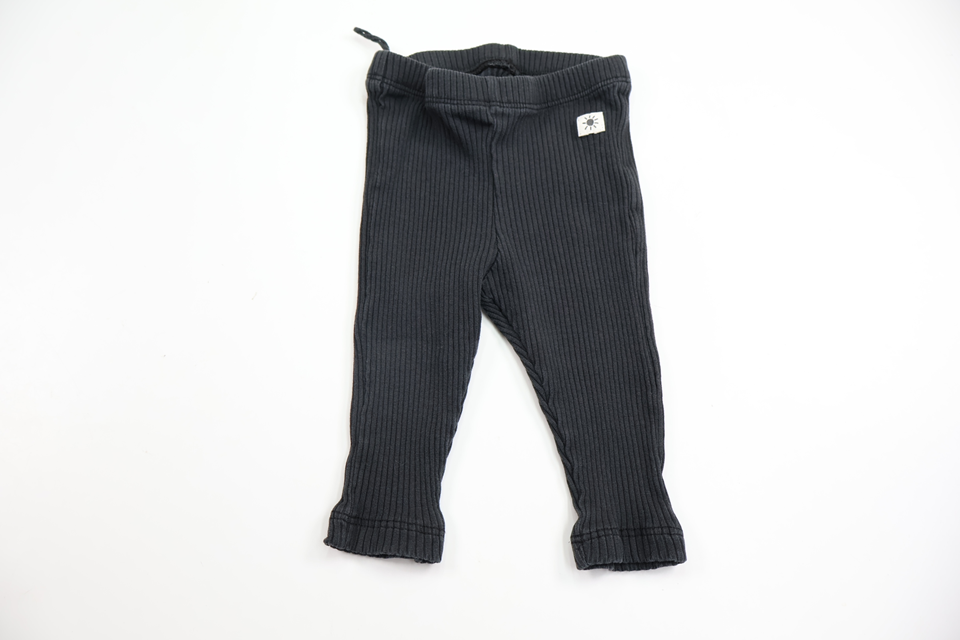 Ribbed trousers from Lindex - Size 62 - Black