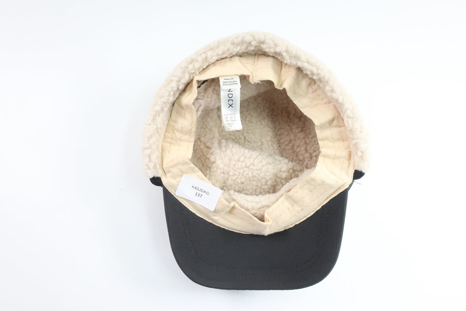 Lined cap from Lindex - Size 48/50 - Black