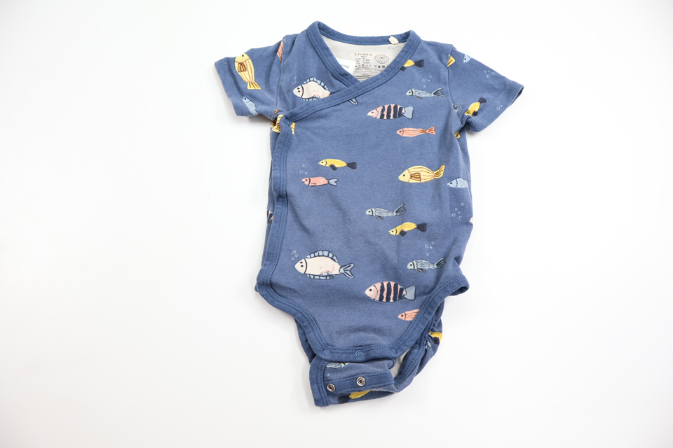Wrap bodysuit from Lindex - Size 62 - Blue
