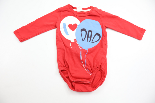 Bodysuit from H&M - Size 68 - Red