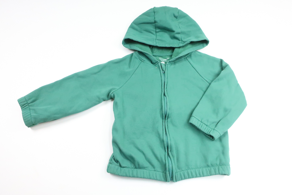 Kapuzenjacke von Primark – Größe 98 – Grün